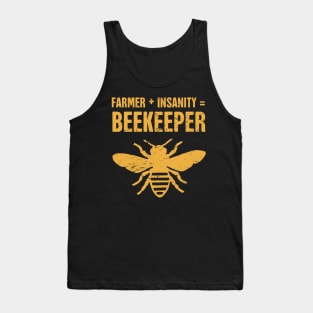 Funny Bee Keeper Design Tank Top